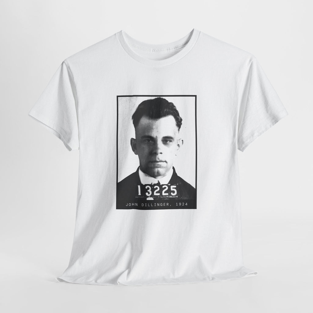 John Dillinger 1924 Gangster Mugshot T-Shirt