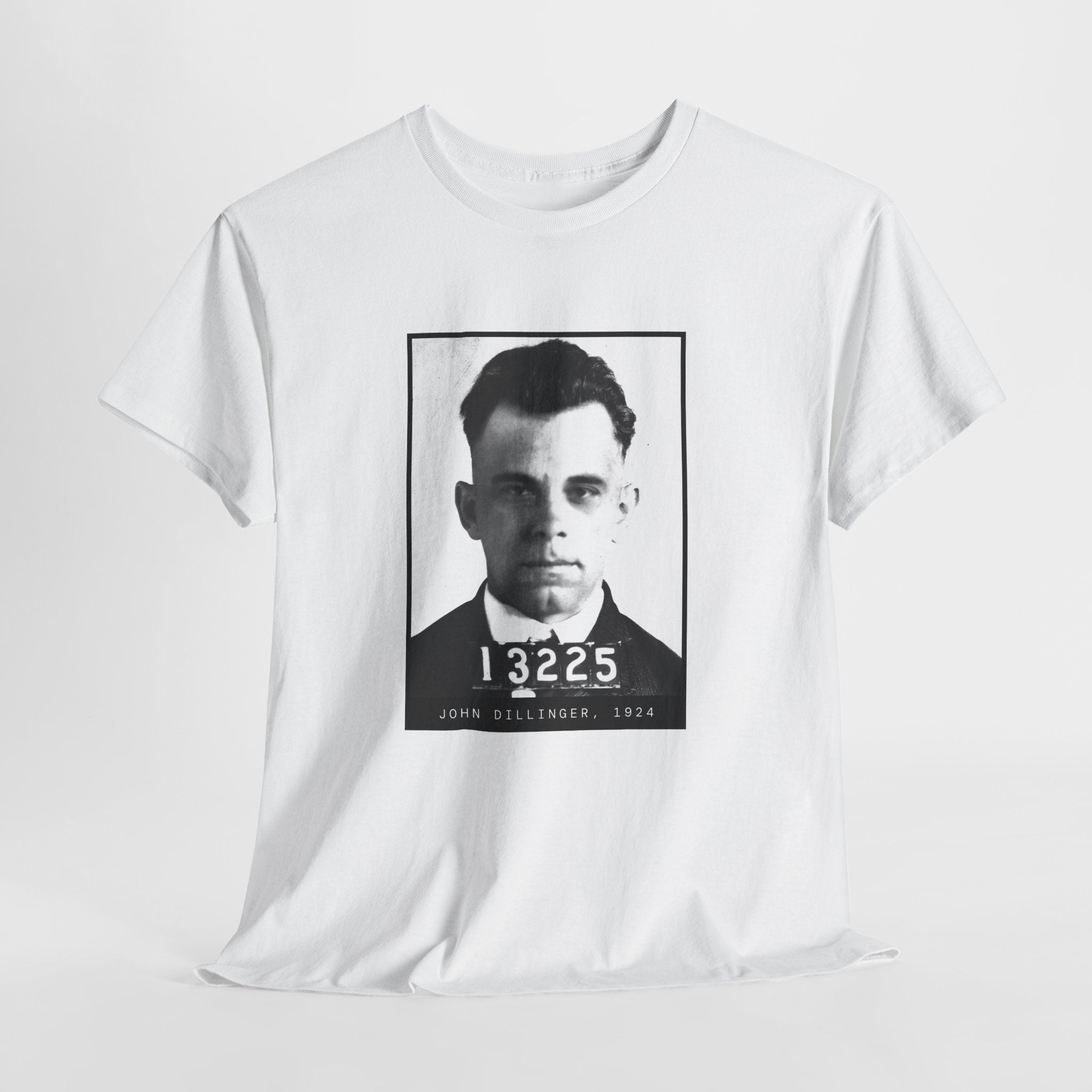 John Dillinger 1924 Gangster Mugshot T-Shirt