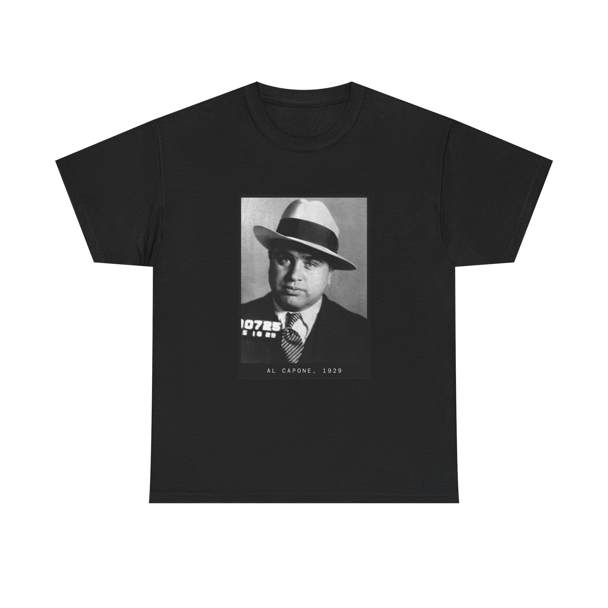 Al Capone 1929 Gangster Mugshot T-Shirt