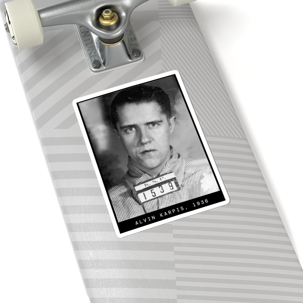 Alvin Karpis 1936 Gangster Mugshot Sticker