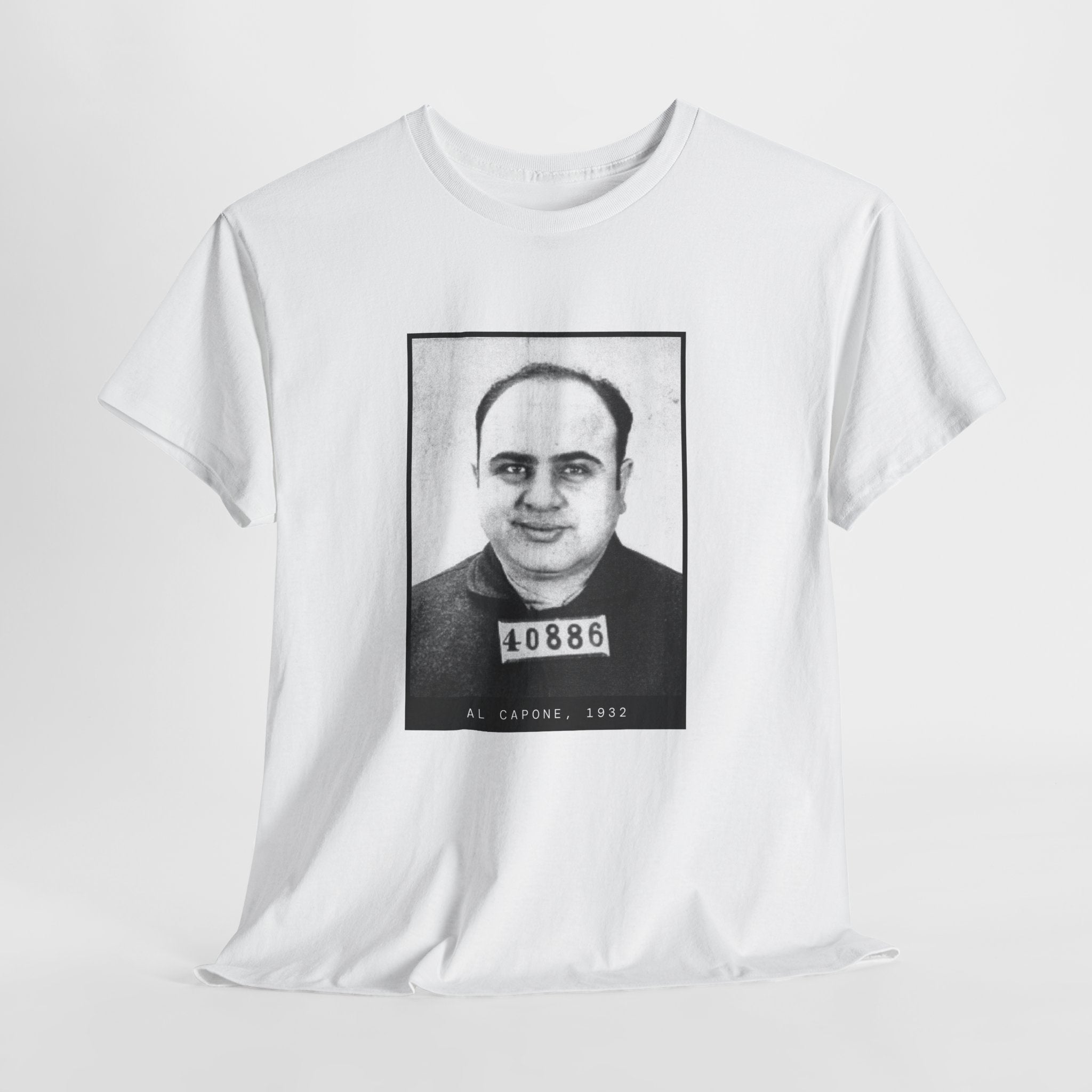 Al Capone 1932 Gangster Mugshot T-Shirt