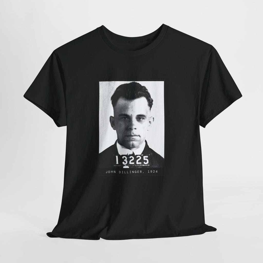 John Dillinger 1924 Gangster Mugshot T-Shirt