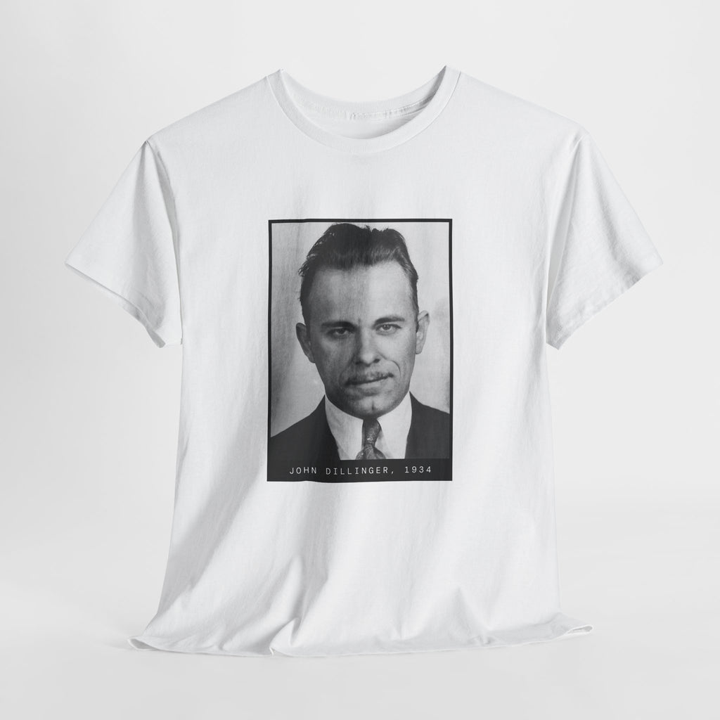 John Dillinger 1934 Gangster Mugshot T-Shirt