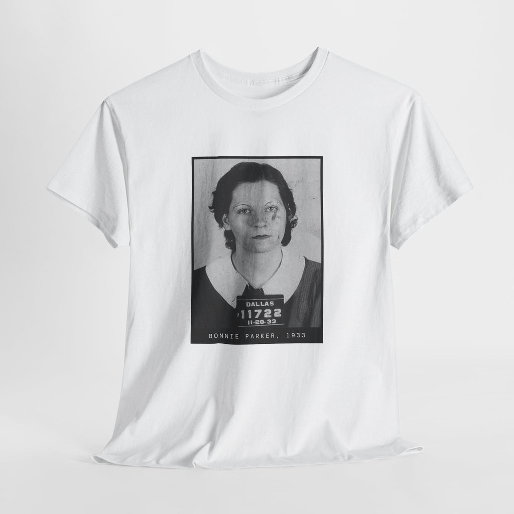 Bonnie Parker 1933 Outlaw Mugshot T-Shirt
