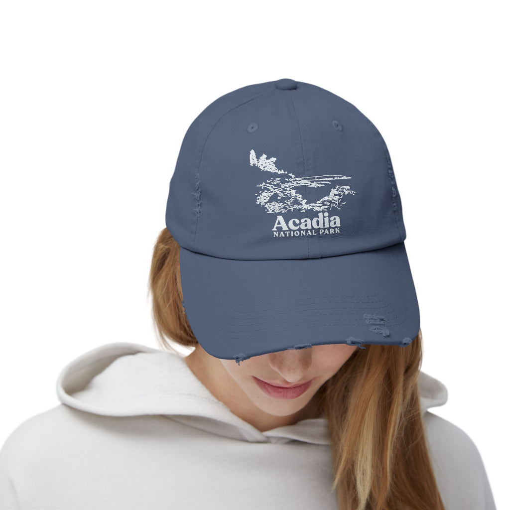 Acadia National Park Hat (Bar Harbor, Maine) Adventure Outdoorsy Travel Cap
