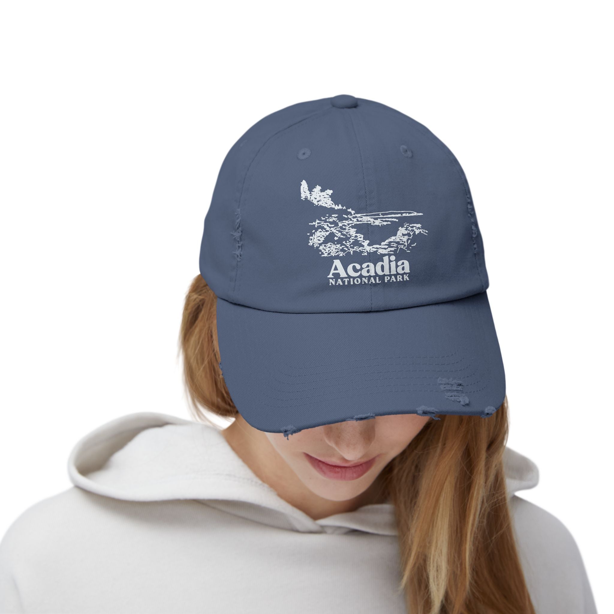 Acadia National Park Hat (Bar Harbor, Maine) Adventure Outdoorsy Travel Cap