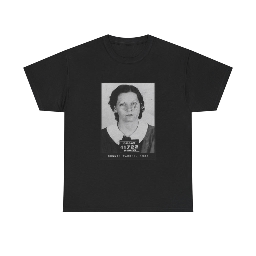 Bonnie Parker 1933 Outlaw Mugshot T-Shirt