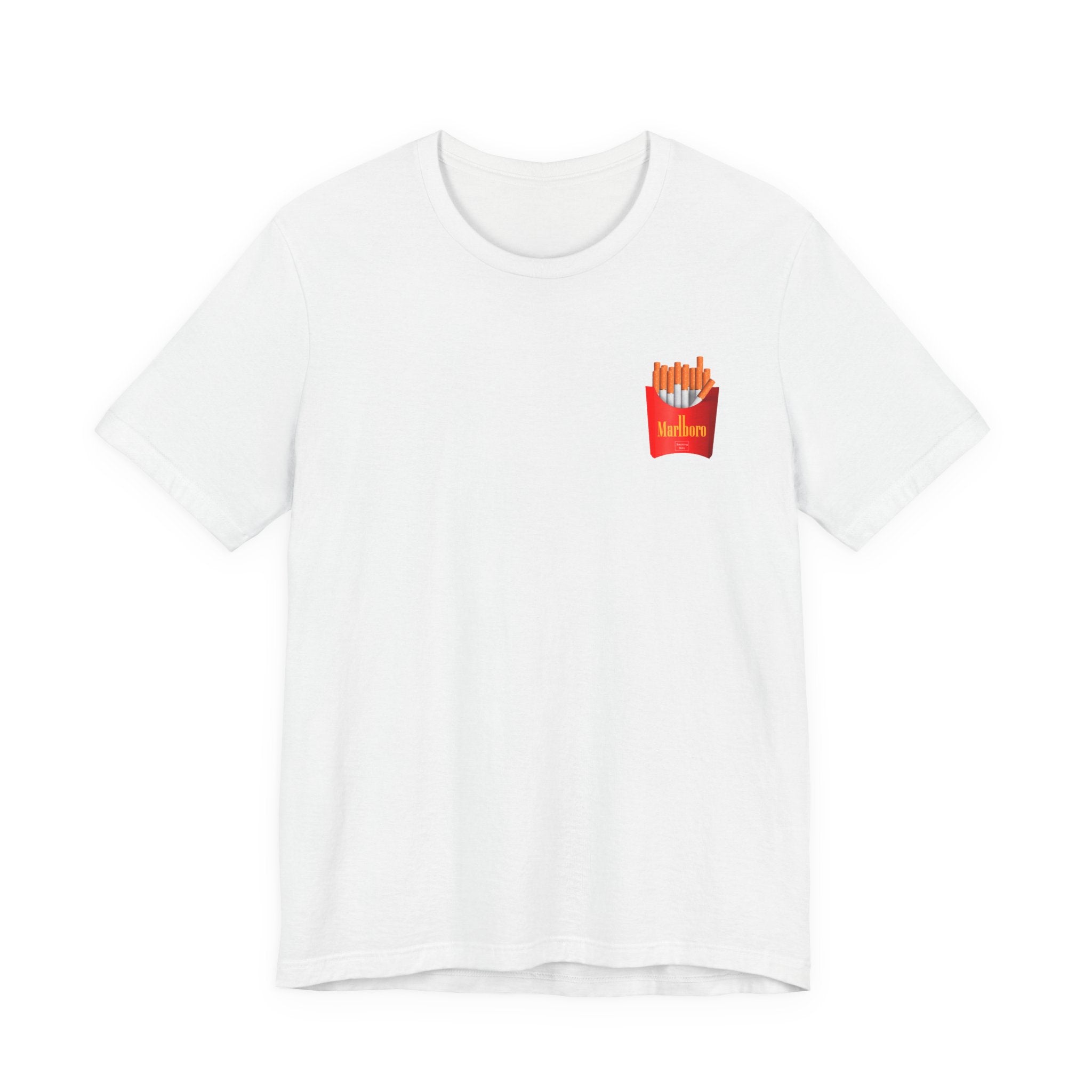 Camiseta gráfica con cigarrillos gourmet
