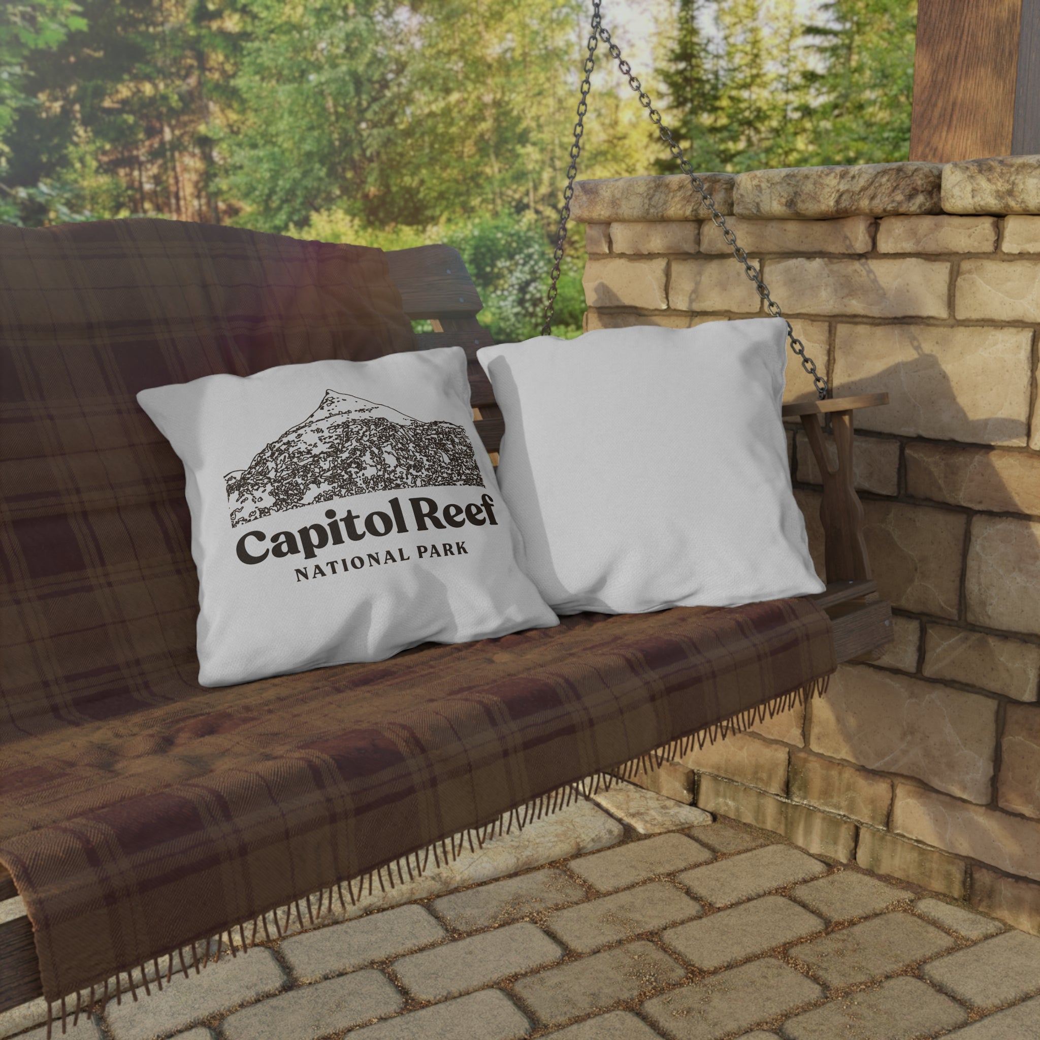 Capitol Reef National Park Pillow (Red Rock Country, Utah) Adventure Outdoorsy Travel Decor
