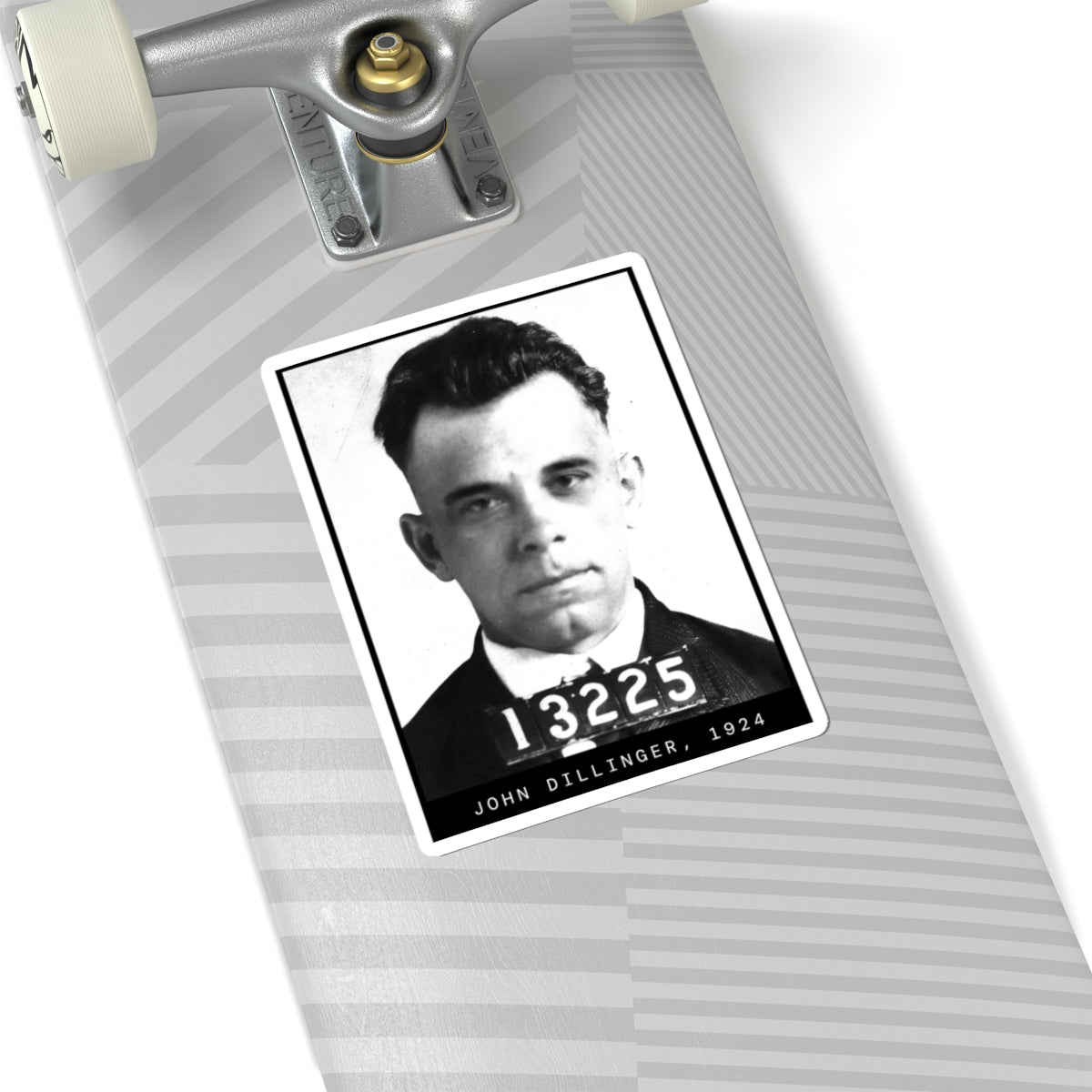John Dillinger 1924 Gangster Mugshot Sticker