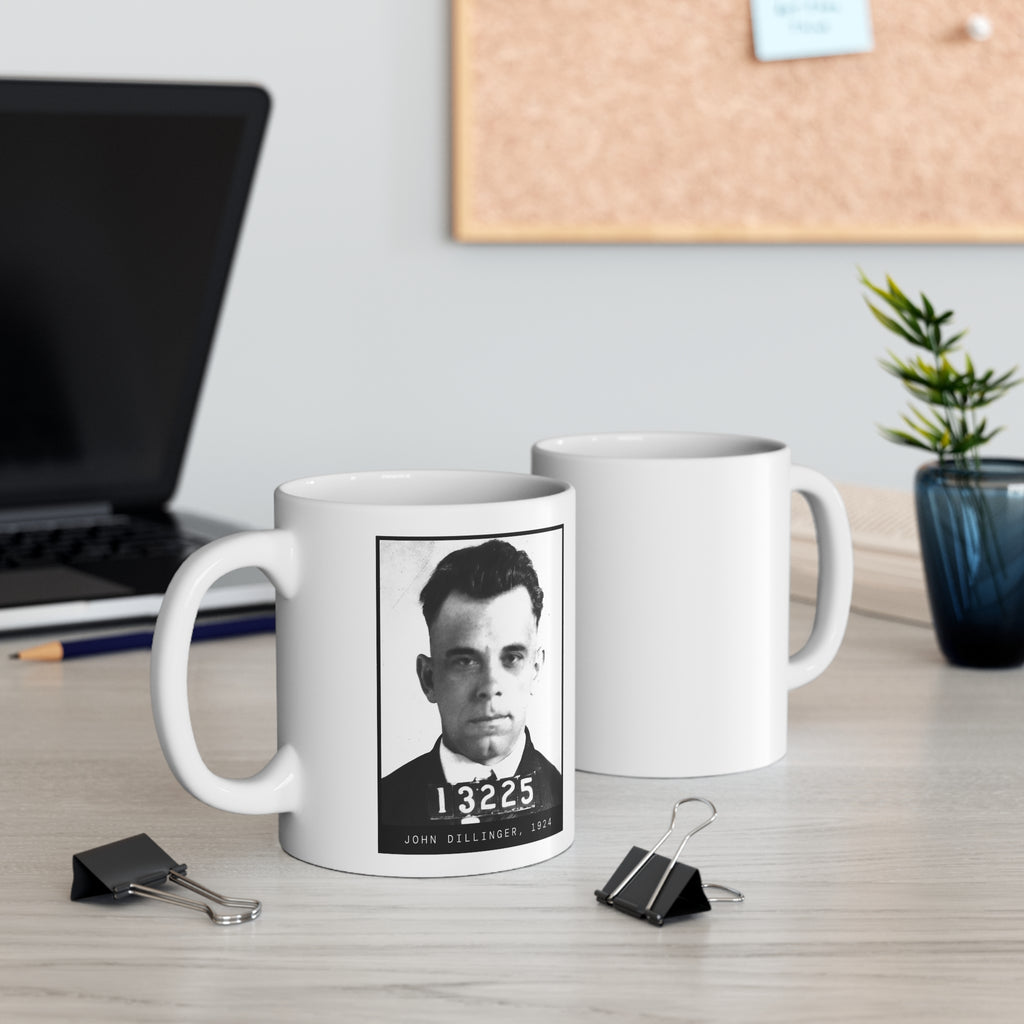 John Dillinger 1924 Gangster Mugshot Mug