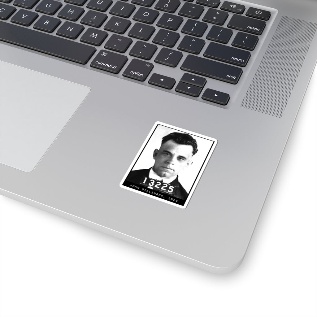 John Dillinger 1924 Gangster Mugshot Sticker