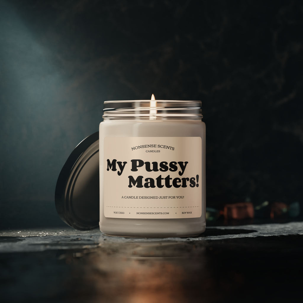 ¡Mi coño importa! - Vela perfumada divertida y divertida de Nonsense Scents