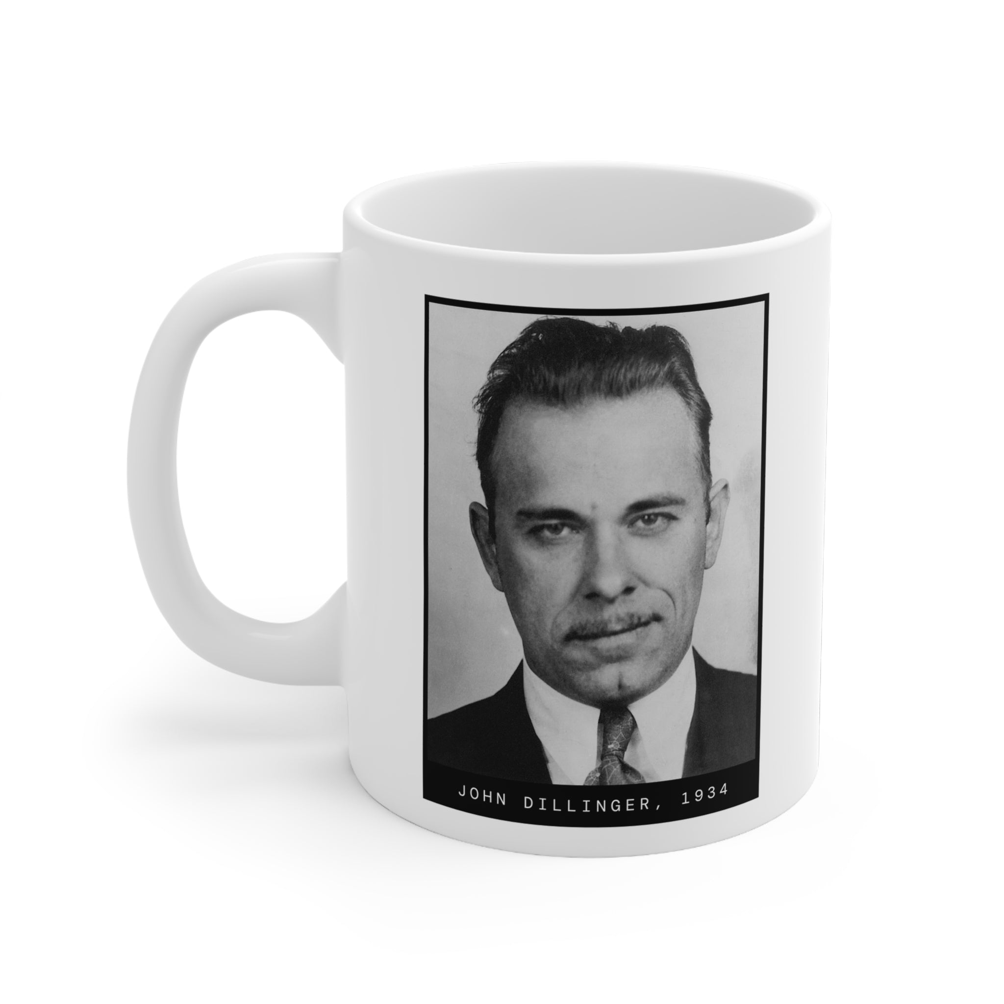 John Dillinger 1934 Gangster Mugshot Mug