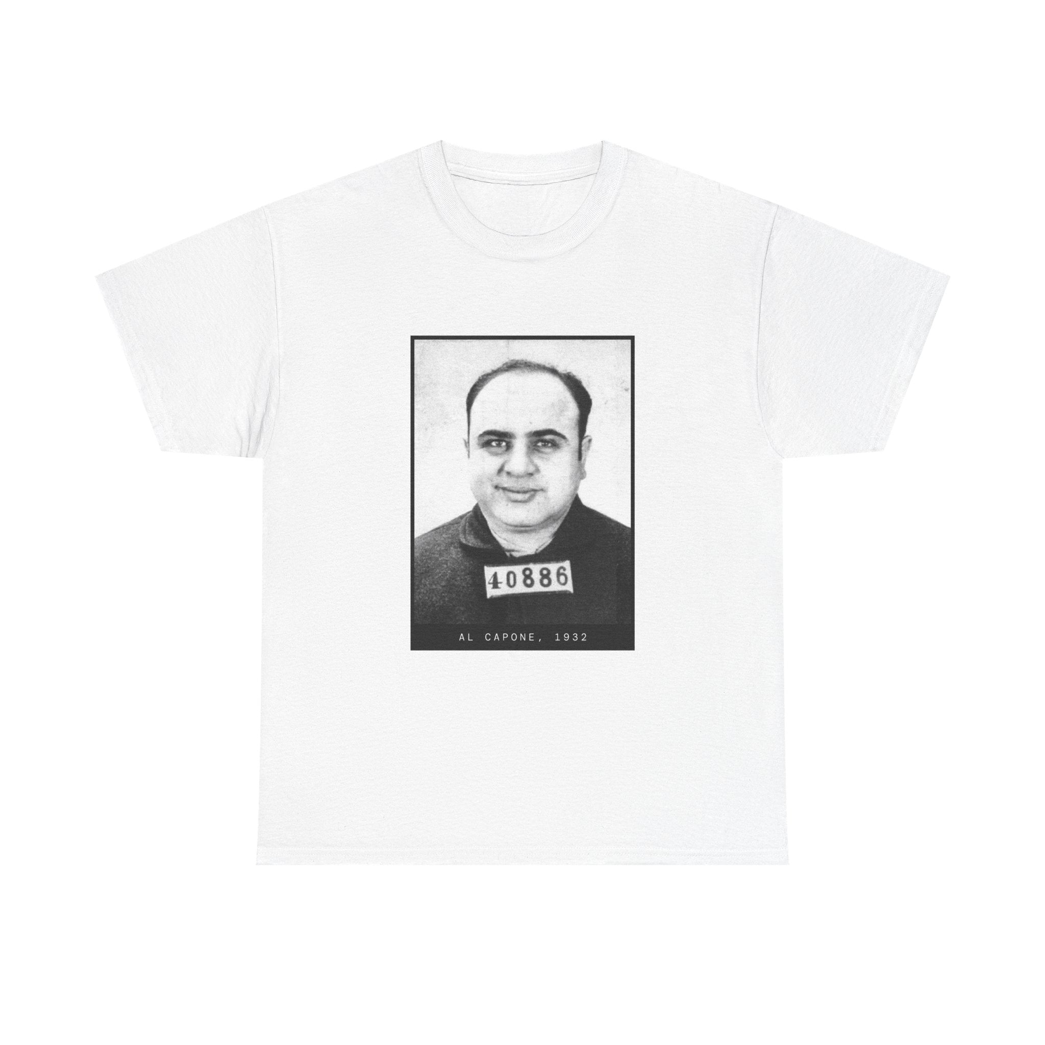 Al Capone 1932 Gangster Mugshot T-Shirt