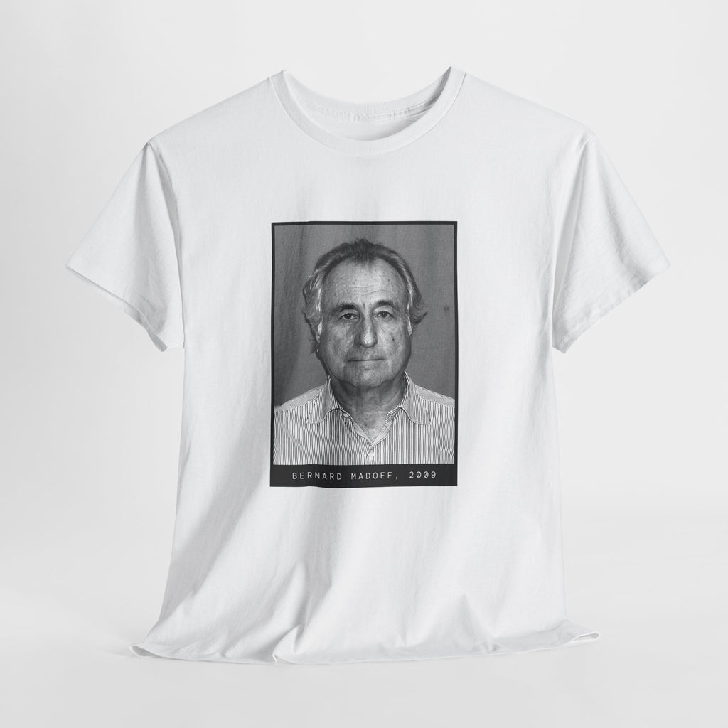 Bernard "Bernie" Madoff 2009 Fraudster Mugshot T-Shirt