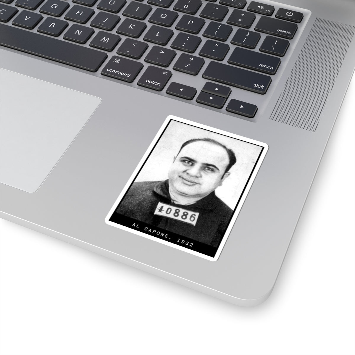 Al Capone 1932 Gangster Mugshot Sticker