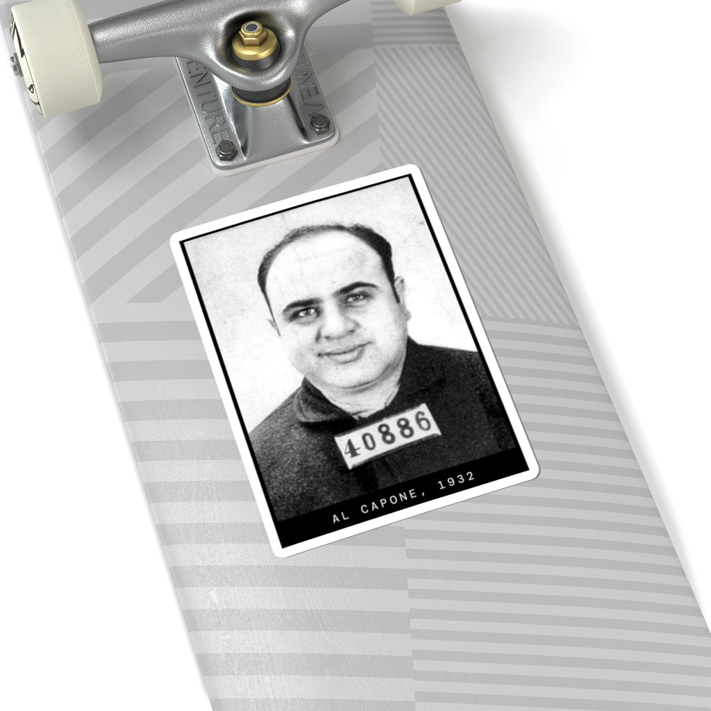 Al Capone 1932 Gangster Mugshot Sticker