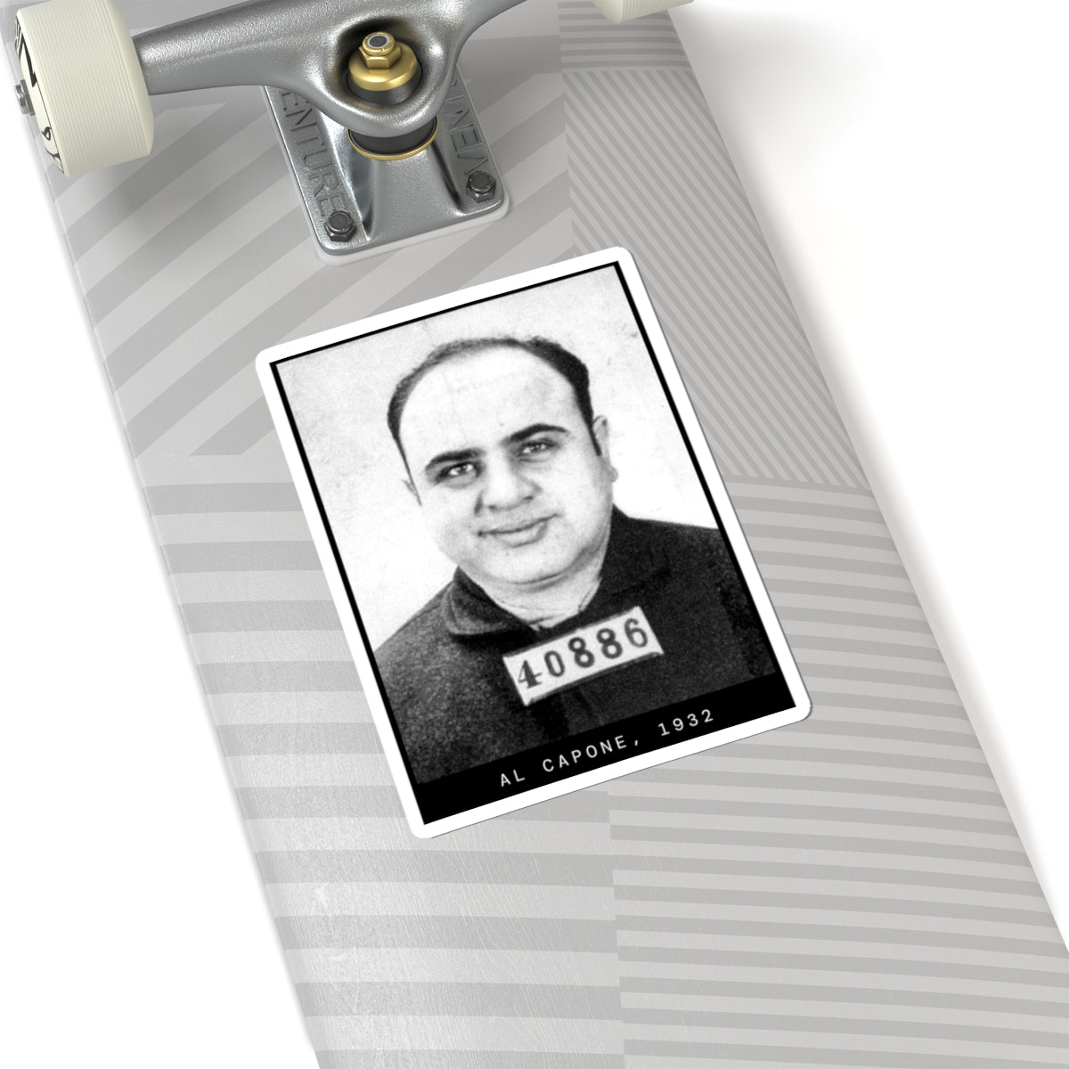 Al Capone 1932 Gangster Mugshot Sticker
