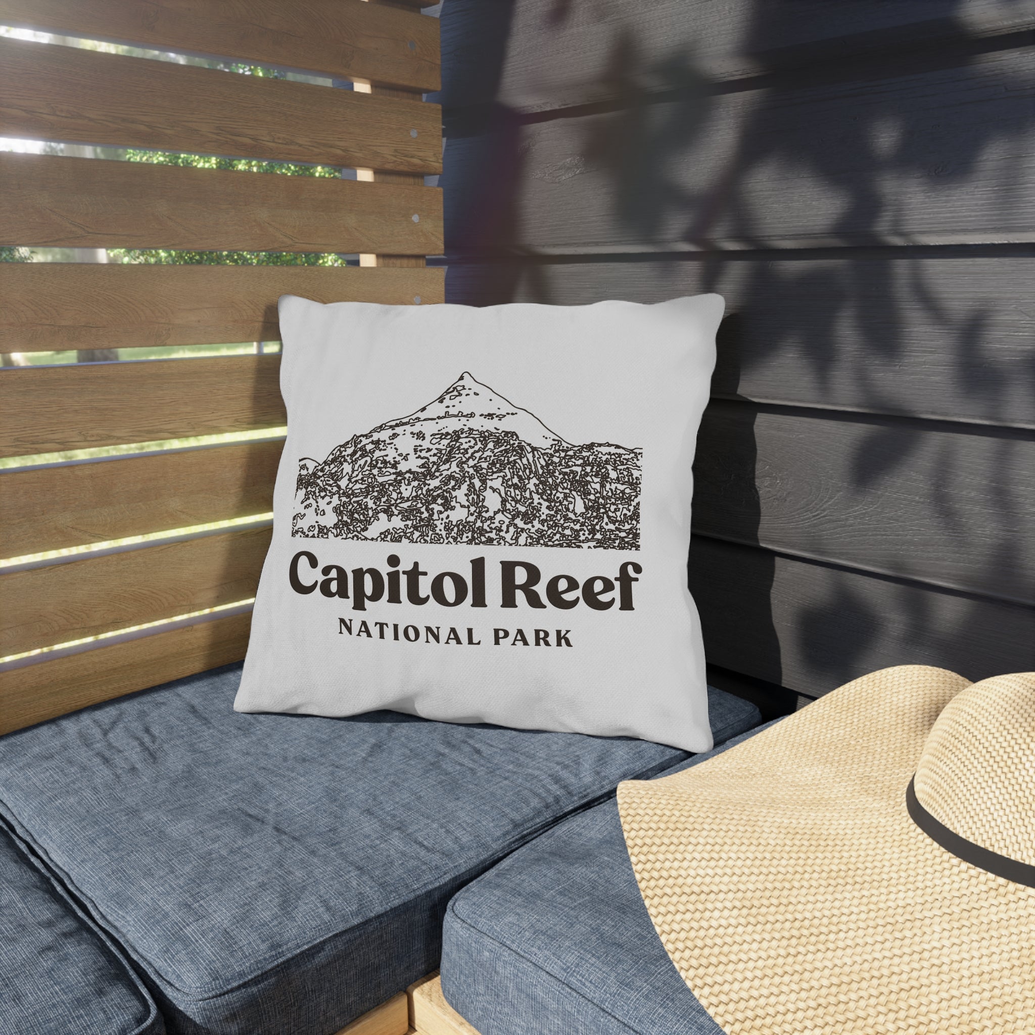 Capitol Reef National Park Pillow (Red Rock Country, Utah) Adventure Outdoorsy Travel Decor