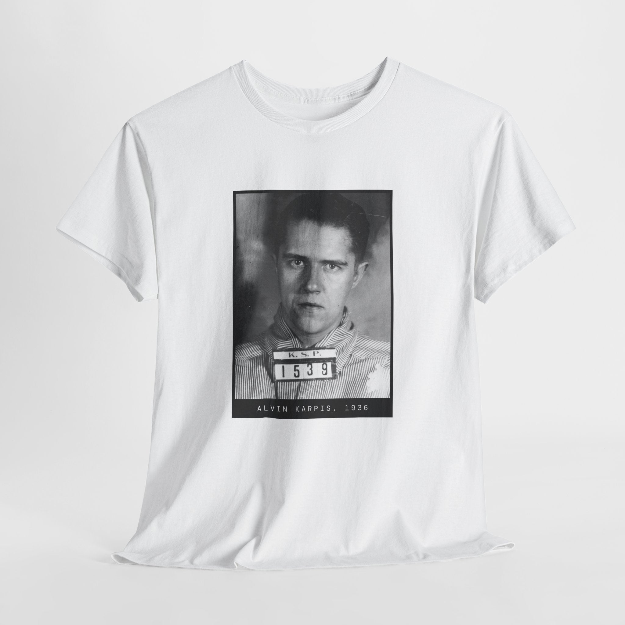 Alvin Karpis 1936 Gangster Mugshot T-Shirt