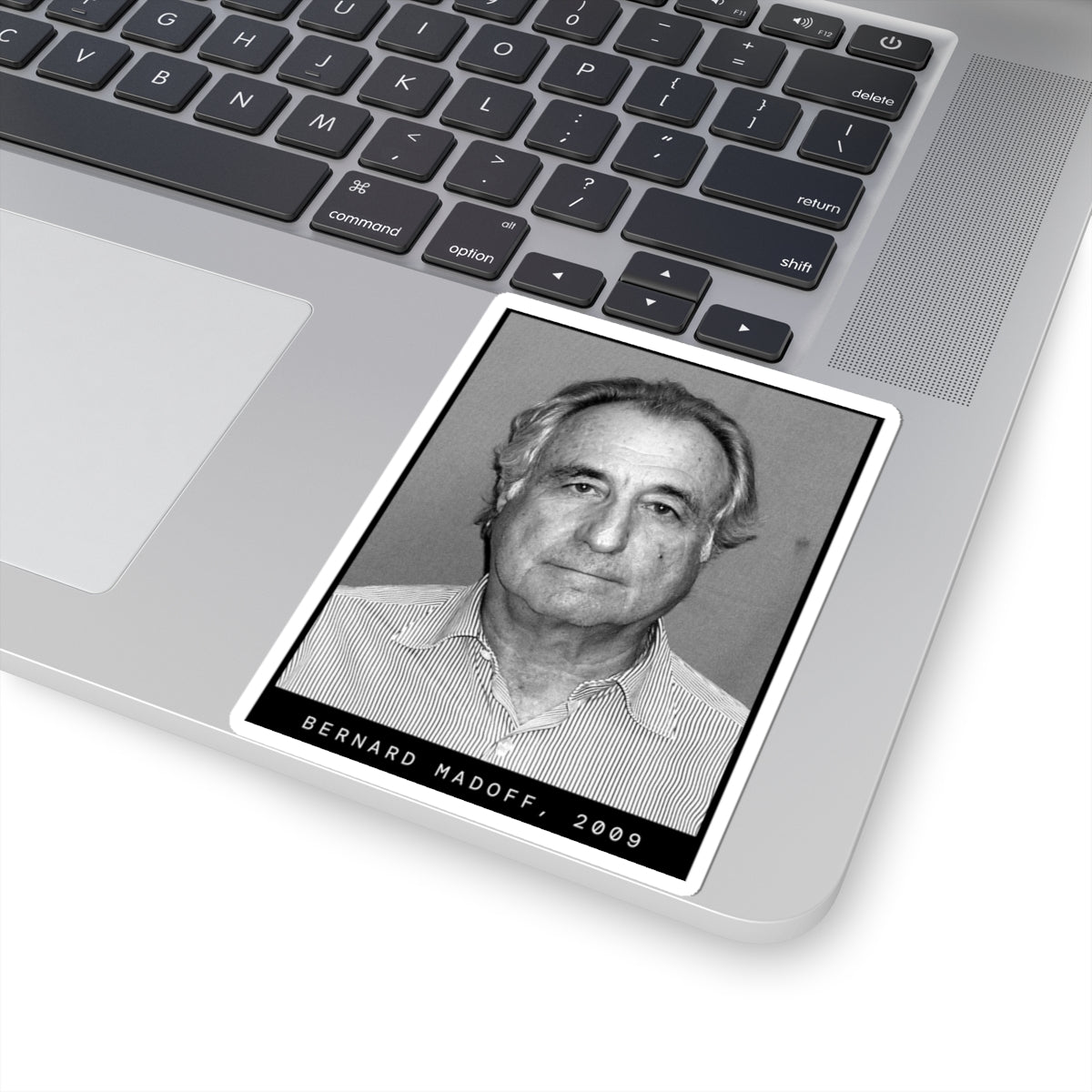 Bernard "Bernie" Madoff 2009 Fraudster Mugshot Sticker