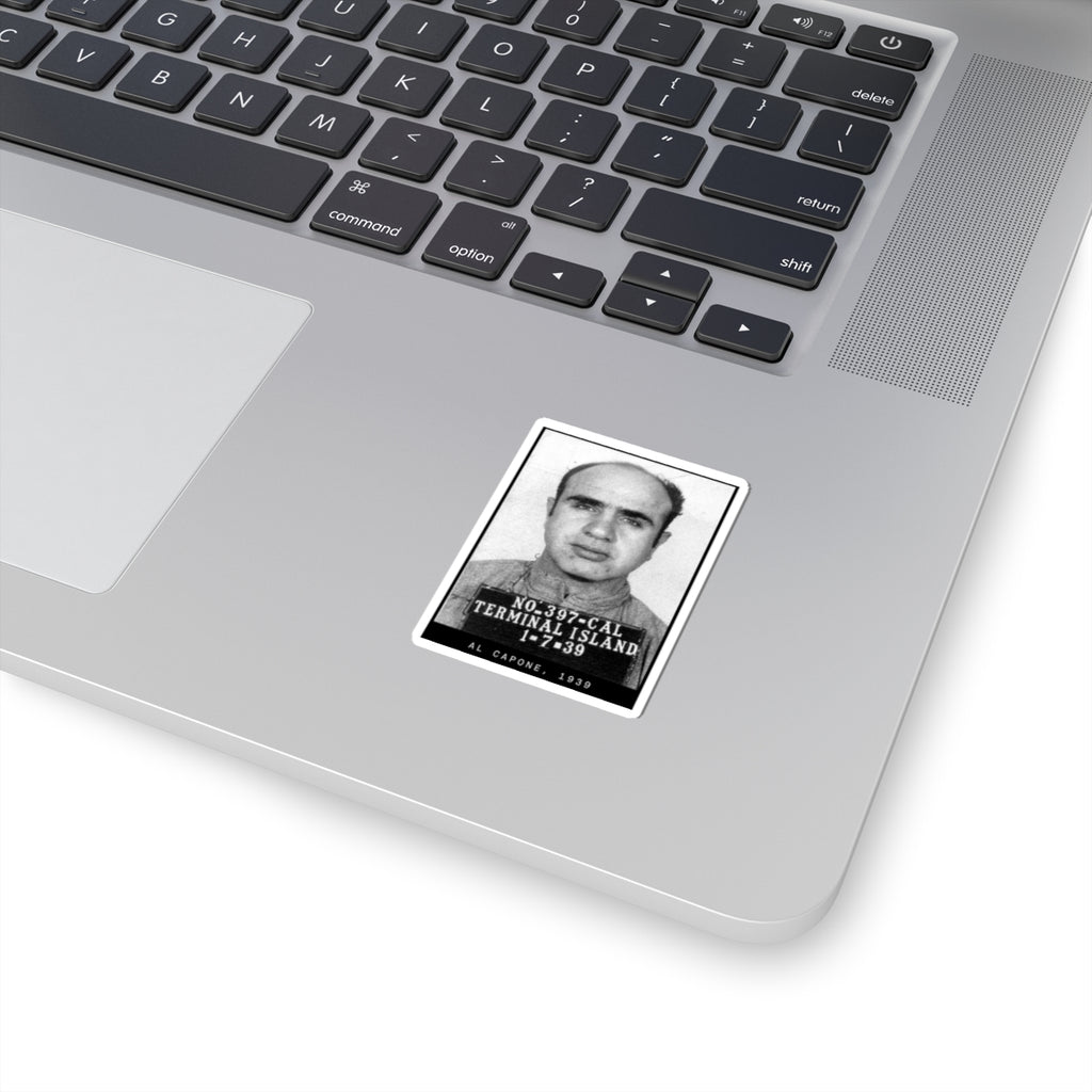 Al Capone 1939 Gangster Mugshot Sticker