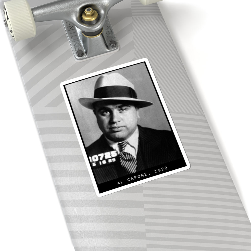 Al Capone 1929 Gangster Mugshot Sticker