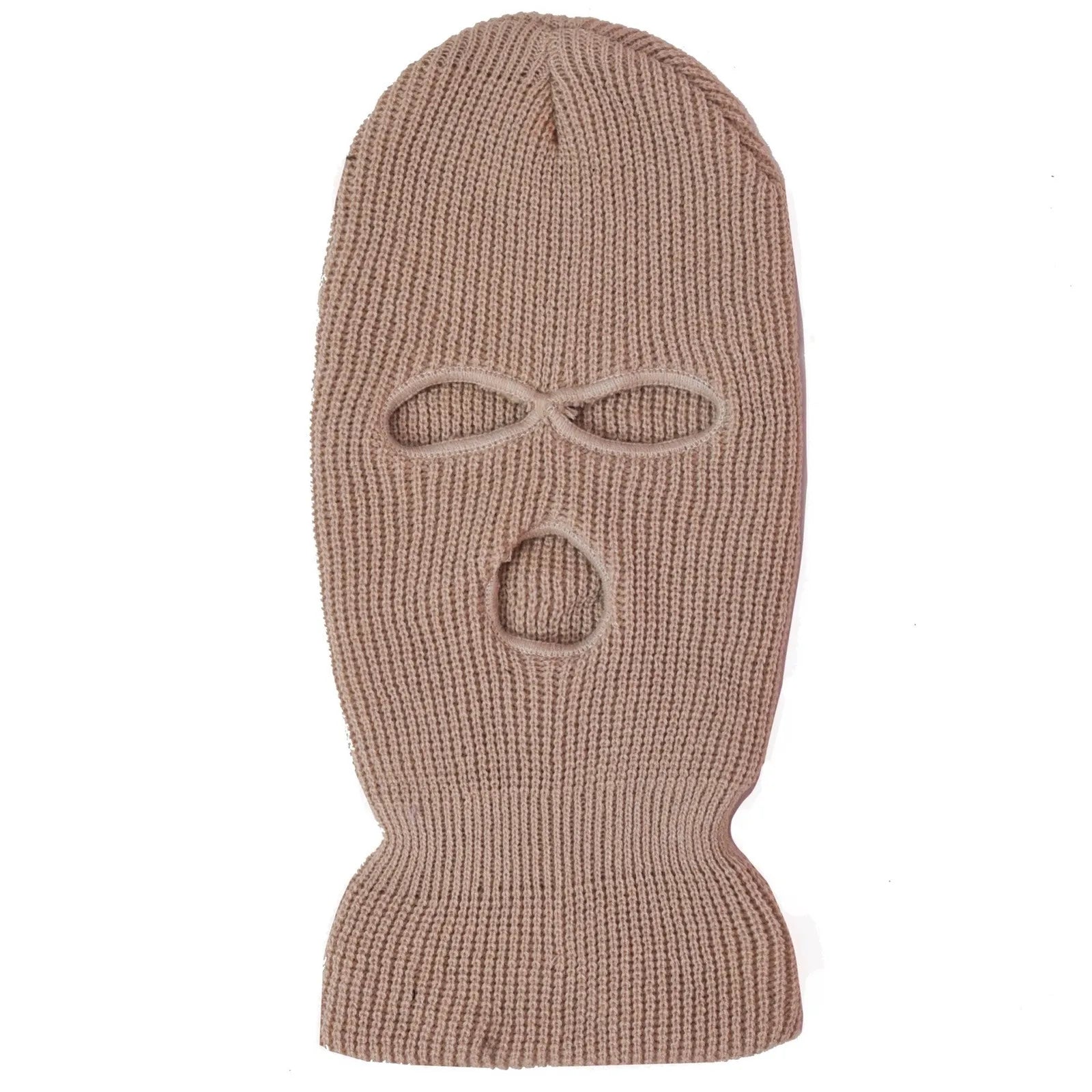 Boutique Beige Ski Mask Balaclava