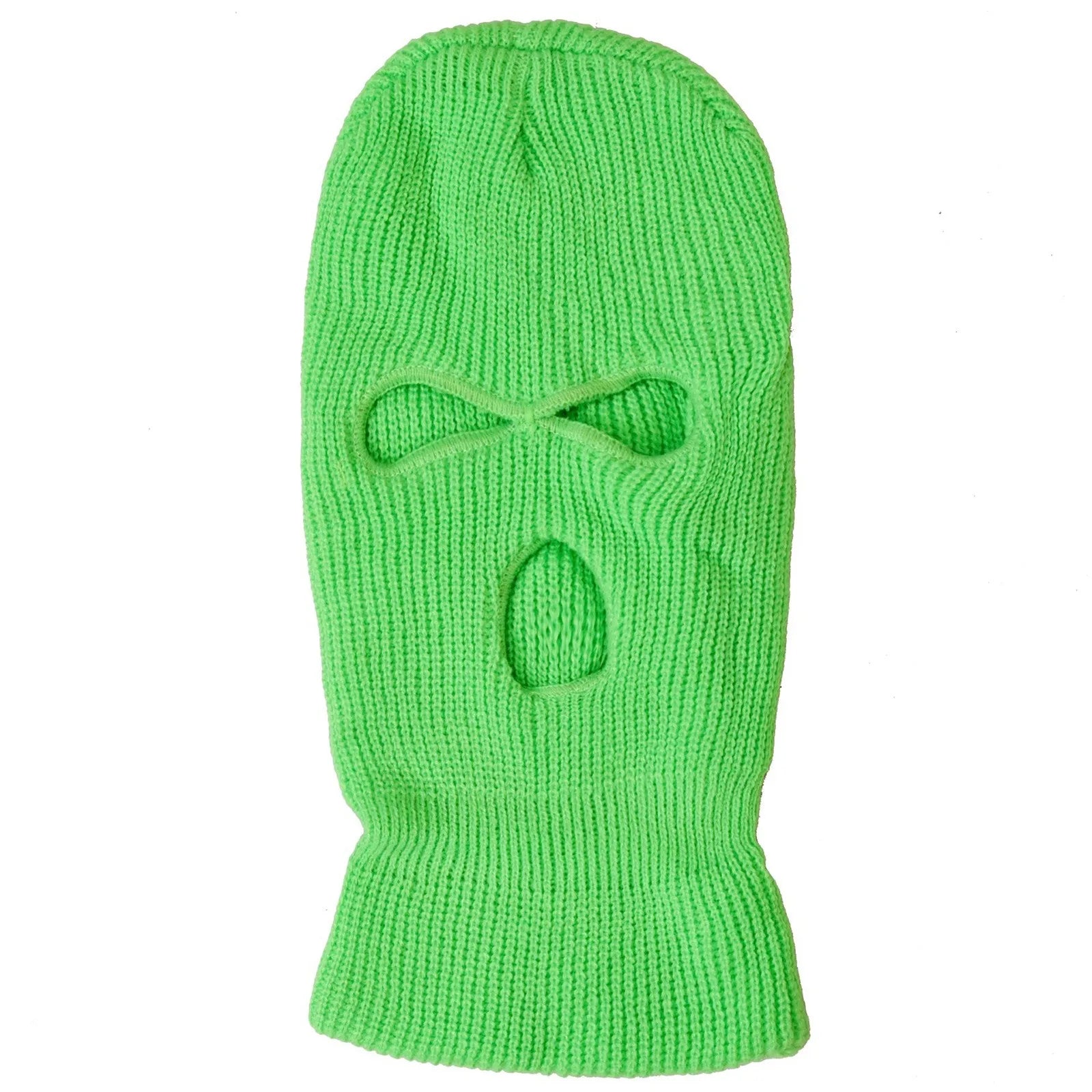 Hyper Green Ski Mask Balaclava