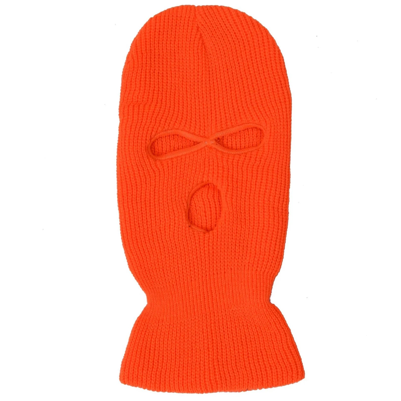Hyper Orange Ski Mask Balaclava