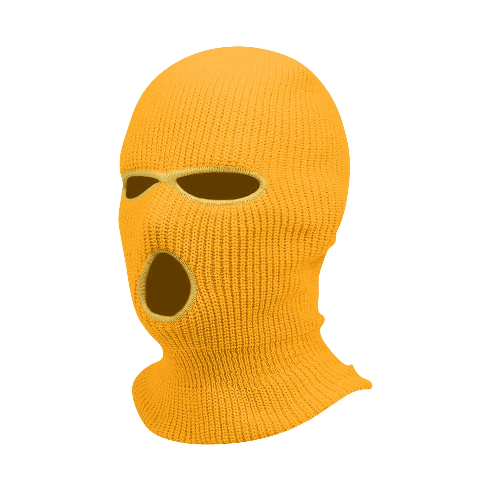 Hyper Yellow Ski Mask Balaclava