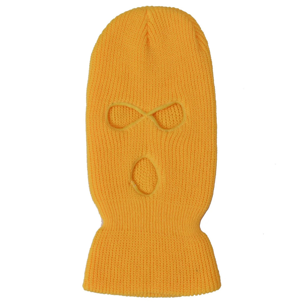 Hyper Yellow Ski Mask Balaclava