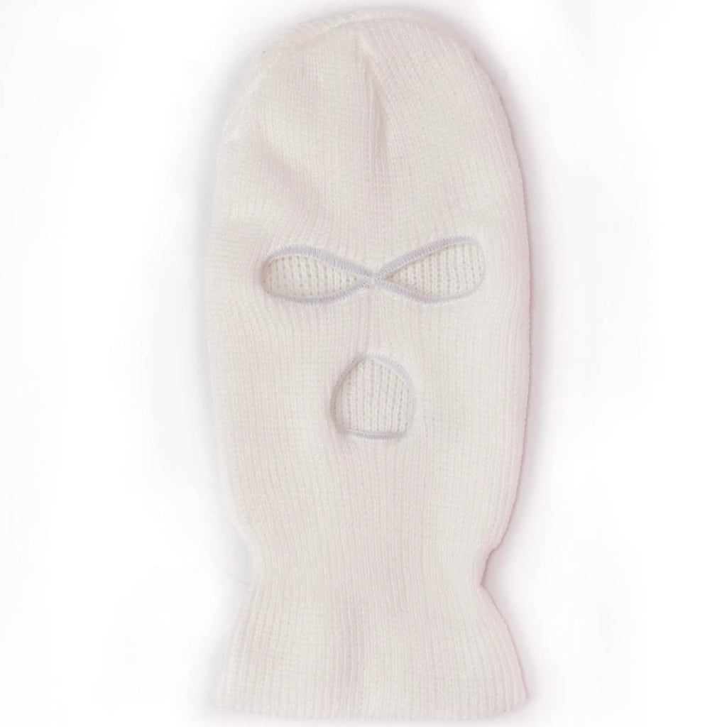 White Flash Ski Mask Balaclava